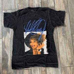 Oversized Graphic Whitney Houston Tee Size Small